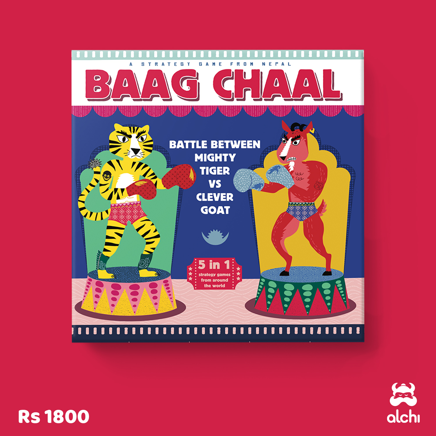 Baag Chaal — a strategy board game from Nepal