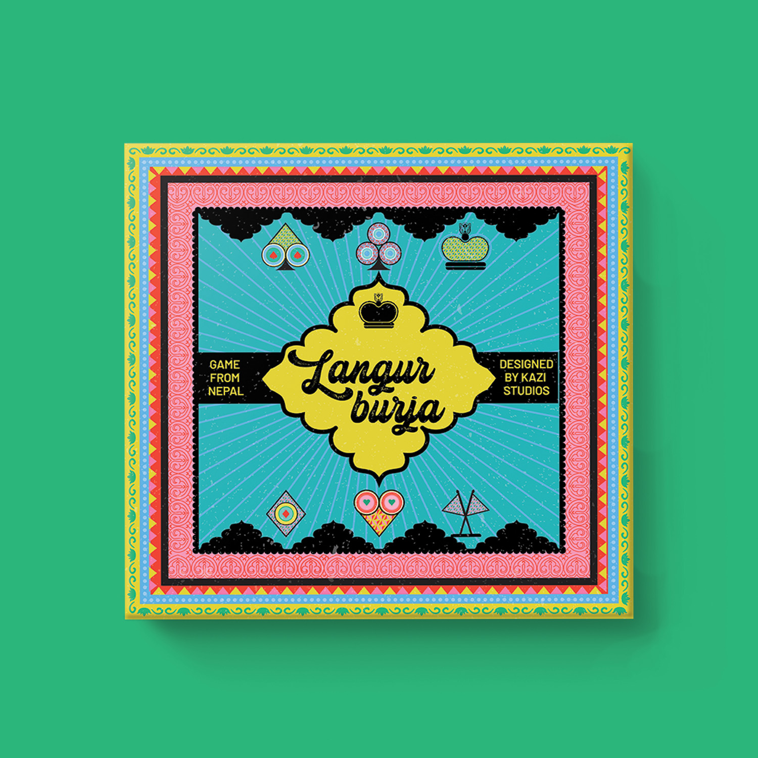 Langur Burja dice game box